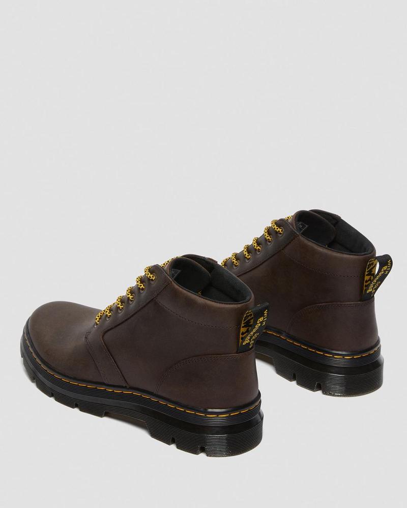 Men's Dr Martens Bonny Leather Ankle Boots Brown | AU 436LIS